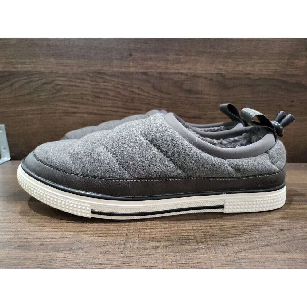 Kenneth Cole Reaction Ankir Quilted Slip On Loafer Dark Gray 8.5M New